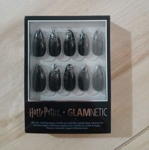 NIB Harry Potter x Glamnetic Black Press-On Nails ~ Dementor